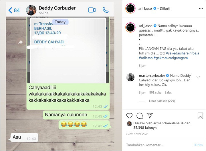 Ari Lasso Deddy Corbuzier