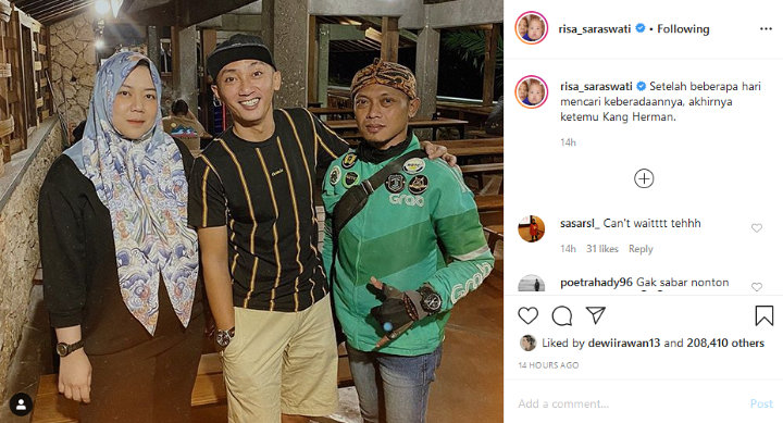 Risa Saraswati Temui Driver Ojol yang Bertemu Sosok \'Cindy\', Bakal Tayang di YouTube?