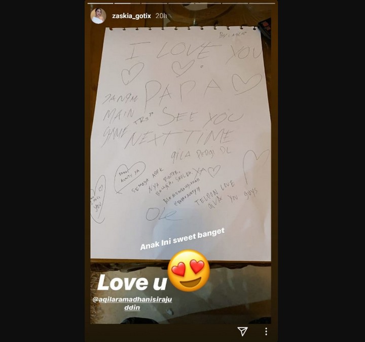 Zaskia Gotik Ungkap Rasa Haru Usai Sang Putri Sambung Tulis Surat Cinta