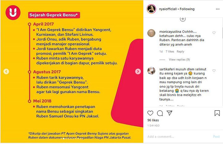 Reaksi Netter Soal Sikap Ruben Onsu