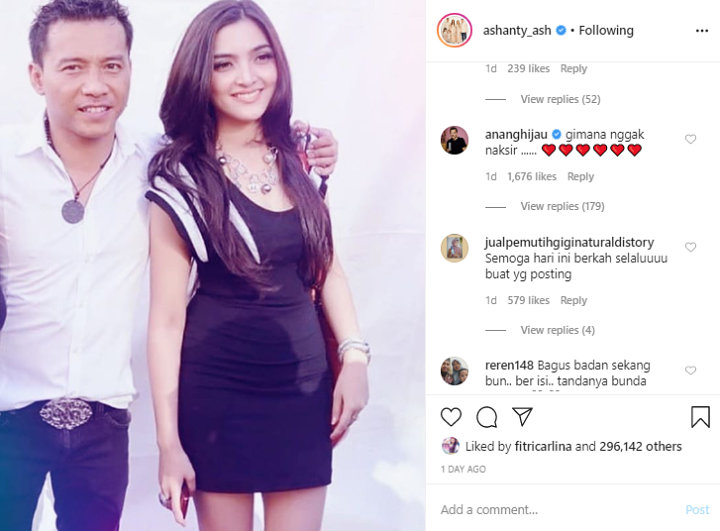 Ashanty Pamer Foto Lawas Sebelum Menikah, Anang Hermansyah: Gimana Gak Naksir