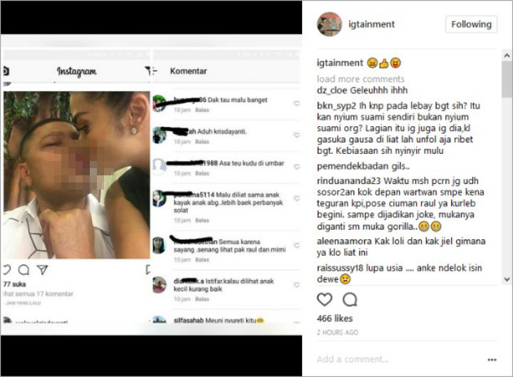 Aksi Mesra Krisdayanti-Raul