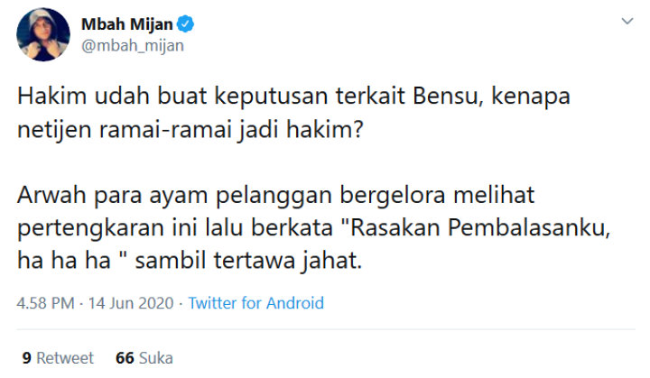 Reaksi Mbah Mijan 1