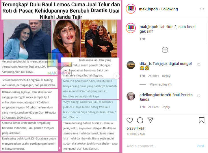 Masa Lalu Raul Lemos