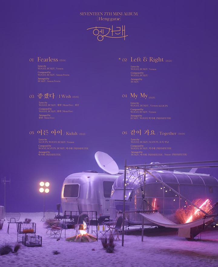 Seventeen Rilis Tracklist Untuk Album Comeback \'Heng:garae\', Semua Lagunya Ditulis Member Ini