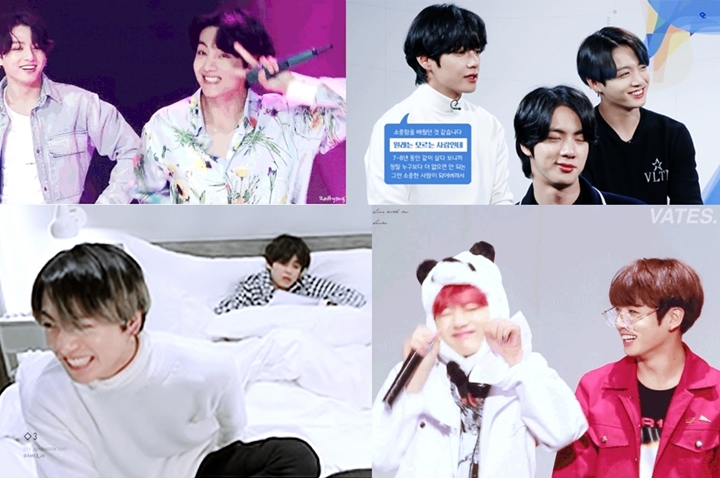 Senyum Jungkook Tiap Lihat V BTS Jadi Bahan Gosip Netizen