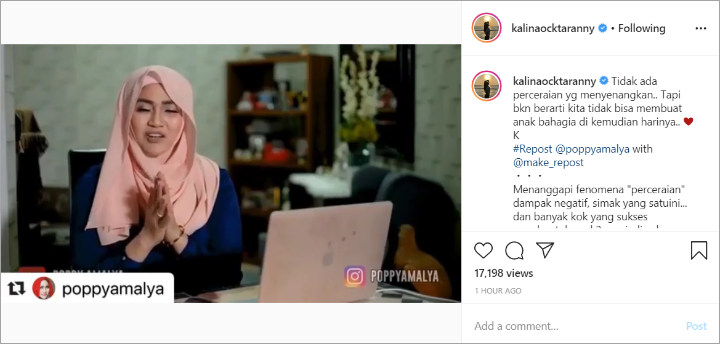 Digosipkan Bercerai Lagi, Kalina Oktarani Bicara Soal Kebahagiaan Anak