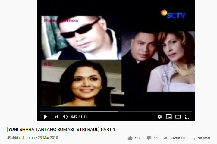 Yuni Shara terseret drama KD-Raul