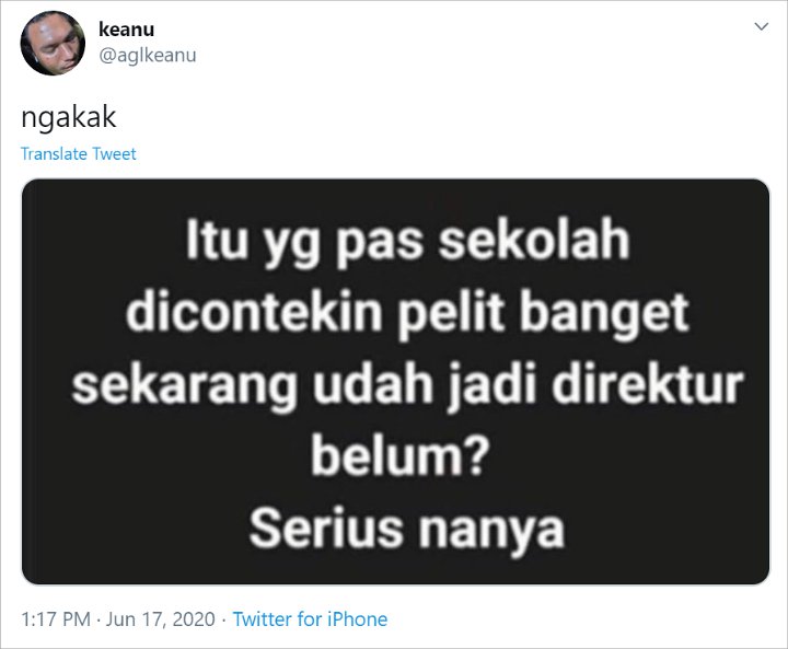 Selebgram Keanu Tuai Beragam Kritik Usai Bagikan Meme \'Benarkan\' Nyontek