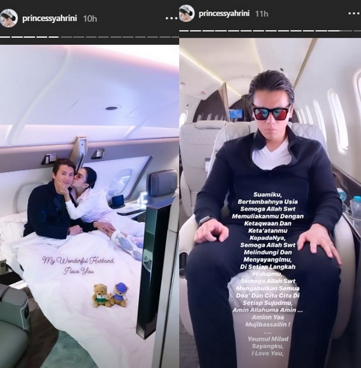 Reino Ultah, Syahrini Bahagia