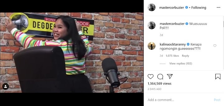 Kalina Oktarani Protes Usai Jadi Bahan Lelucon di Podcast Deddy Corbuzier