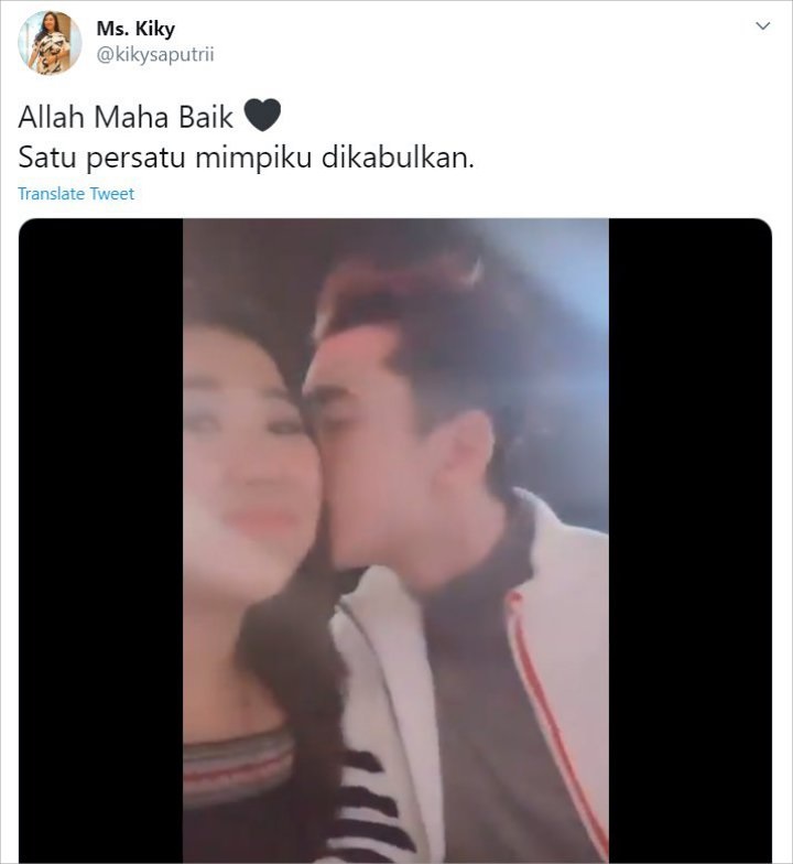 Pamer Video Dicium Verrel Bramasta, Kiky Saputri Bikin Netizen Ngegas