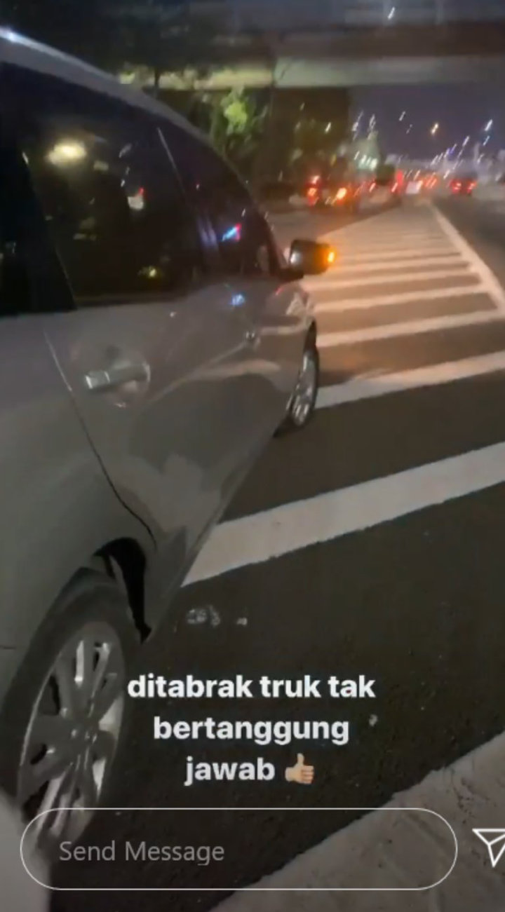 Ziva Idol Alami Kejadian Nahas Mobil Peyok Ditabrak Truk, Begini Kondisinya