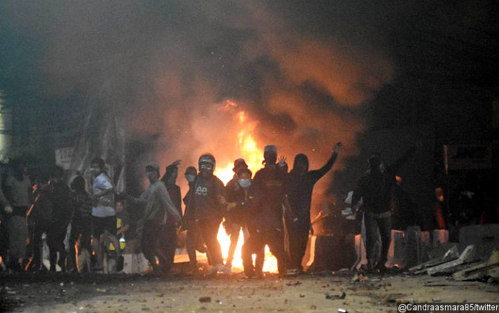 Demo BLT di Sumut Ricuh, Mobil Wakapolres Dibakar Hingga 6 Polisi Luka-Luka