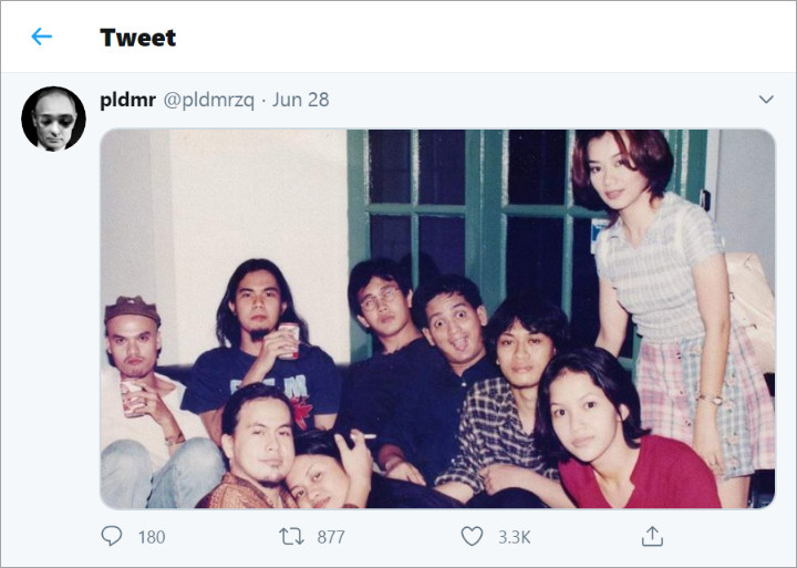 Beredar Foto Lawas Ahmad Dhani dan Teman-temannya, Wajah Maia Estianty Paling Disorot