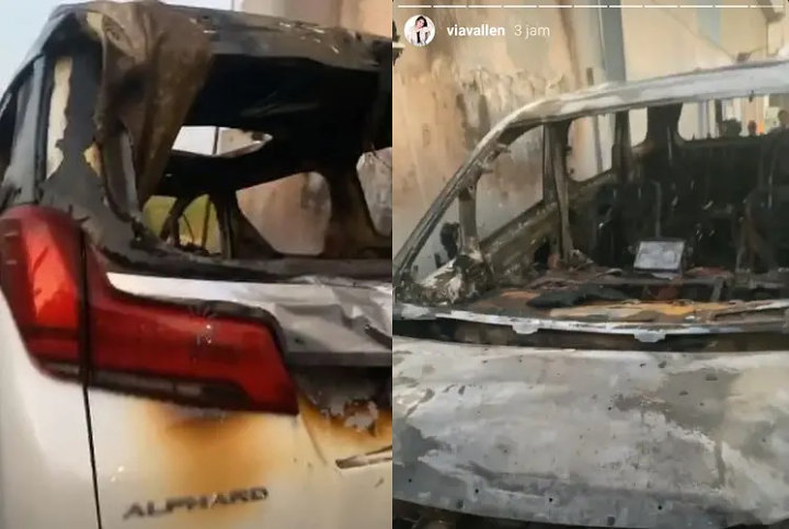 Serahkan Diri ke Kantor Polisi, Pelaku Pembakaran Mobil Via Vallen Terancam 12 Tahun Penjara