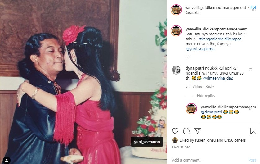 Istri Kedua Didi Kempot Rindu Rayakan Ulang Tahun Bersama, Penampilan Bak Noni Belanda Disorot