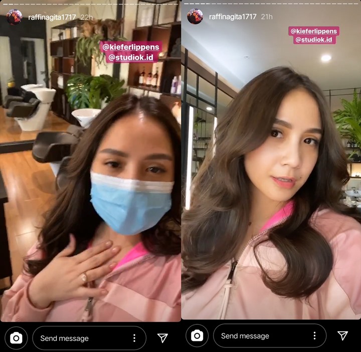 Ubah Gaya Rambut Jadi Curly, Nagita Slavina Tampil Bak Princess Negeri Dongeng