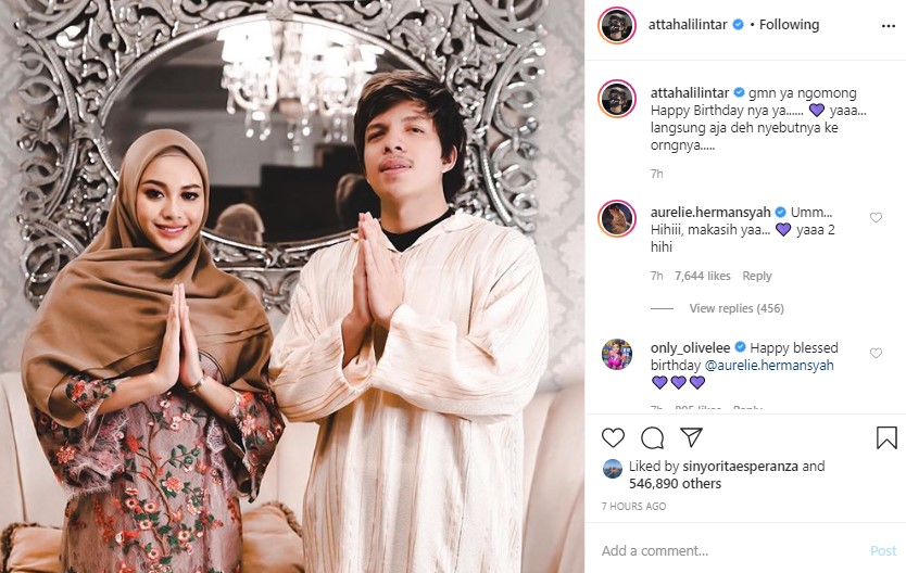 Aurel Hermansyah Ulang Tahu, Atta Halilintar Bingung Cara Ngucapin Selamat