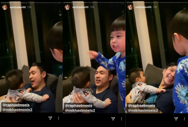 Bete Dicuekin Sang Ayah, Tingkah Caper Raphael Moeis Sampai Teriak Bikin Ngakak