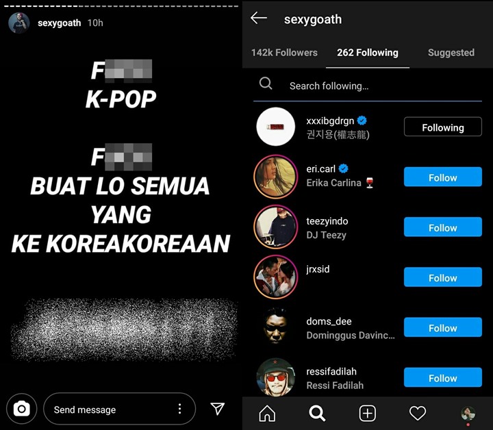Rapper Sexy Goath Maki Fans K-Pop, Kepergok Follow G-Dragon
