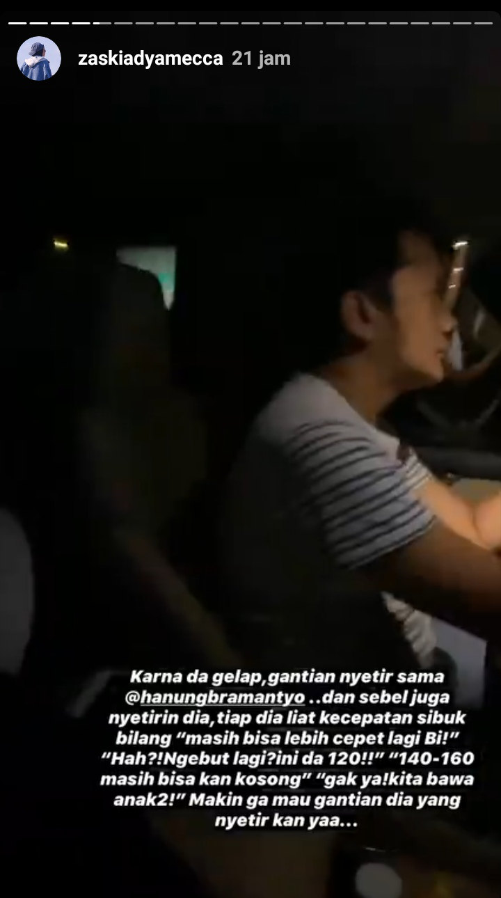 Zaskia Adya Mecca dan Suami Gantian Nyetir saat Pulang ke Jakarta, Dibuat Jengkel gara-gara Ini