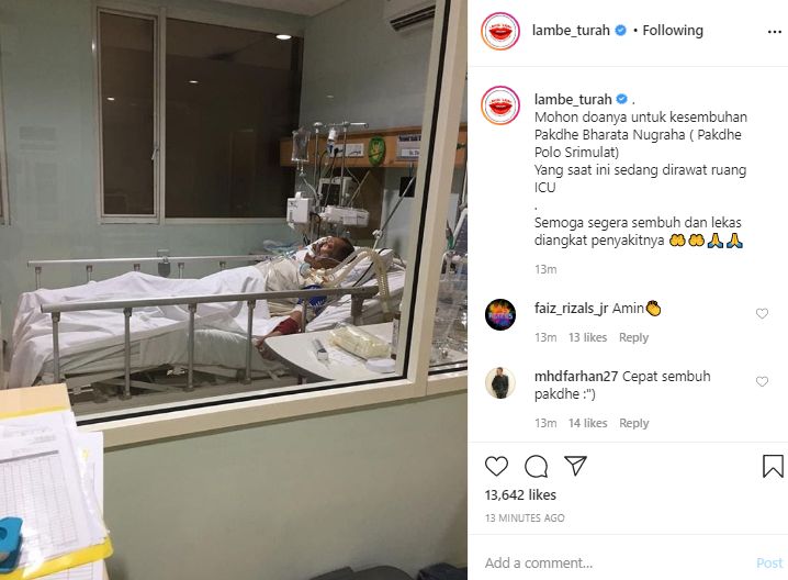 polo srimulat jatuh sakit