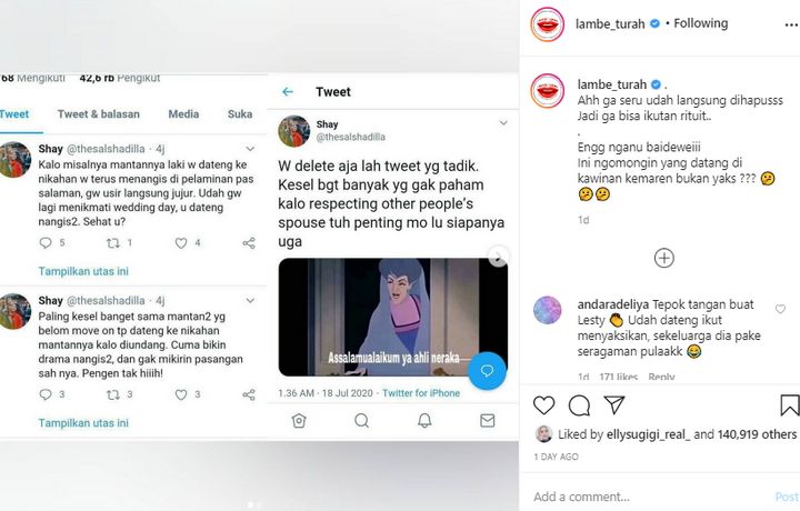 Putri Iis Dahlia Sindir Lesti Andryani?