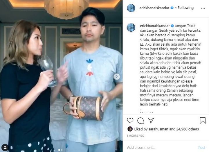 Kakak Jedar Beri Doa