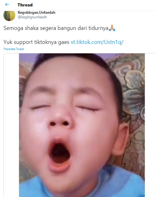 Viral Video Seorang Bocah Yang Tertidur Selama 1 Tahun, Didiagnosa Idap Sindrom Putri Tidur