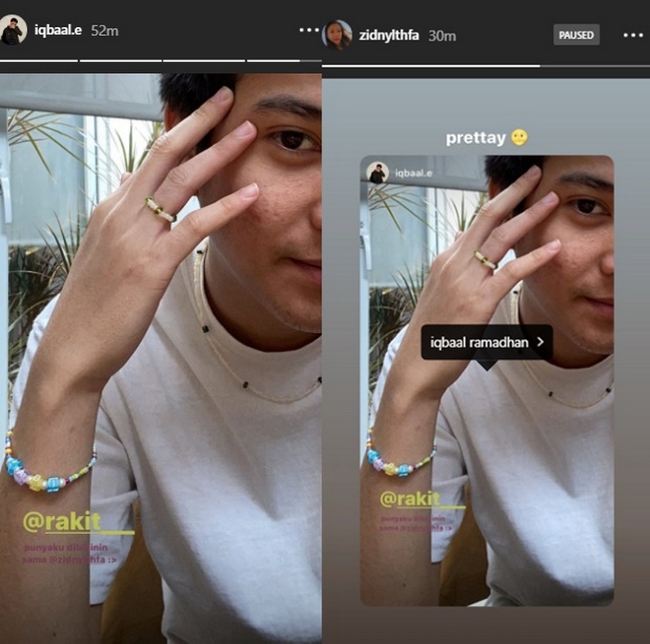 Iqbaal Ramadhan dan Zidny Lathifa Go Public