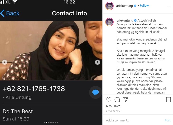 Arie Untung Kesal Namanya Dicatut Untuk Modus Penipuan