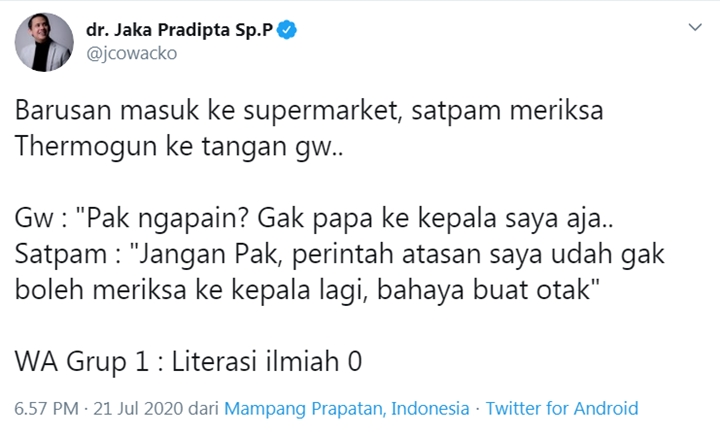 Warganet Keluhkan Thermal Gun Kini \'Ditembakkan\' ke Tangan Gegara Hoaks, Dokter Ungkap Tak Akurat