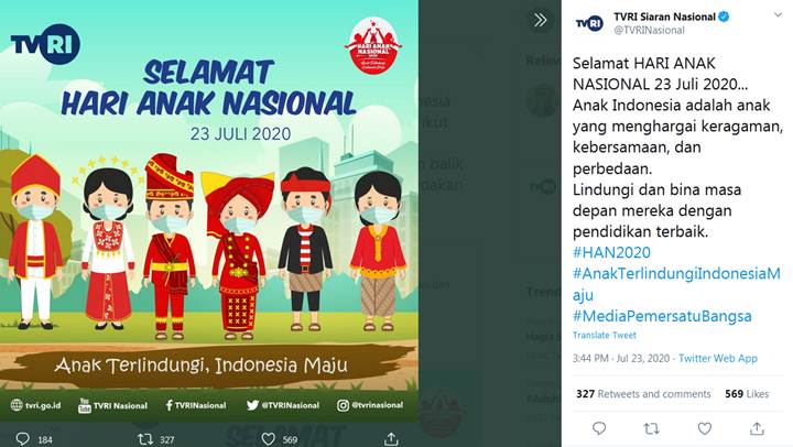 Arie Kriting Protes Tak Ada Anak Berkulit Hitam di Ucapan Hari Anak Nasional
