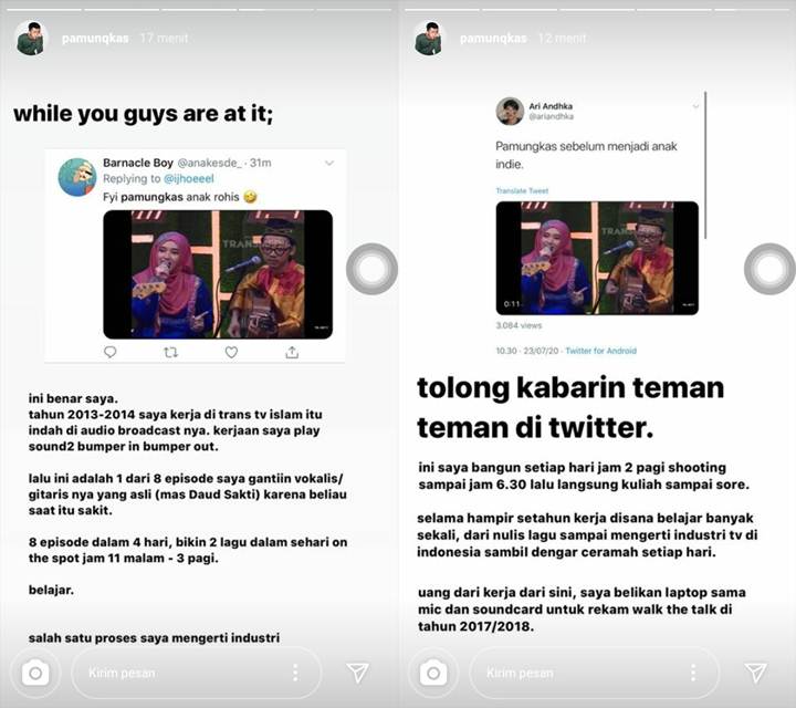 Masa Lalu Penyanyi Pamungkas Diperbincangkan