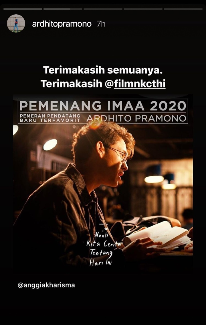 IMA Awards 2020: Ardhito Pramono Bikin Fans Bangga Usai Sabet Piala Pendatang Baru Terfavorit