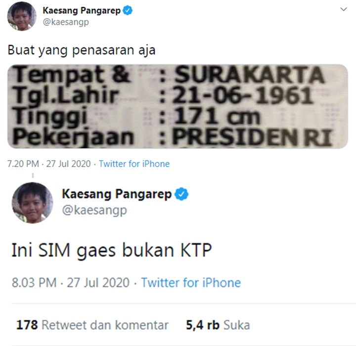 SIM Jokowi