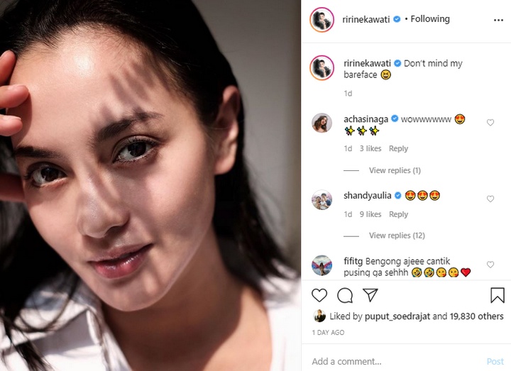 Bared Face Ririn Ekawati Bikin Minder Sang Adik