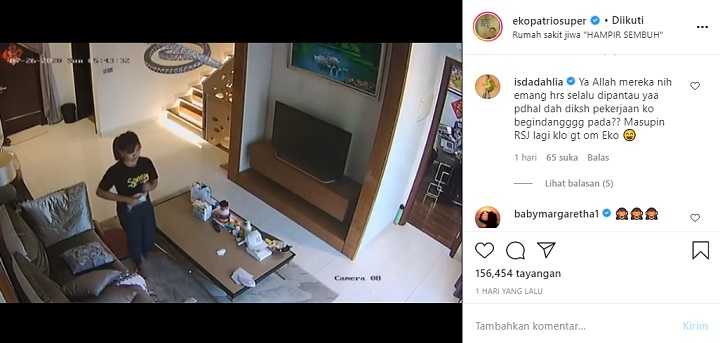 Eko Patrio Bagikan Video ART Masukkan Masker Wajah ke Celana Dalam