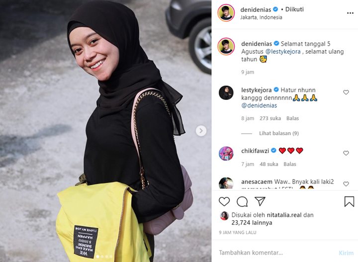 Denias \'Gercep\' Ucapkan Selamat Ultah untuk Lesti Tengah Malam