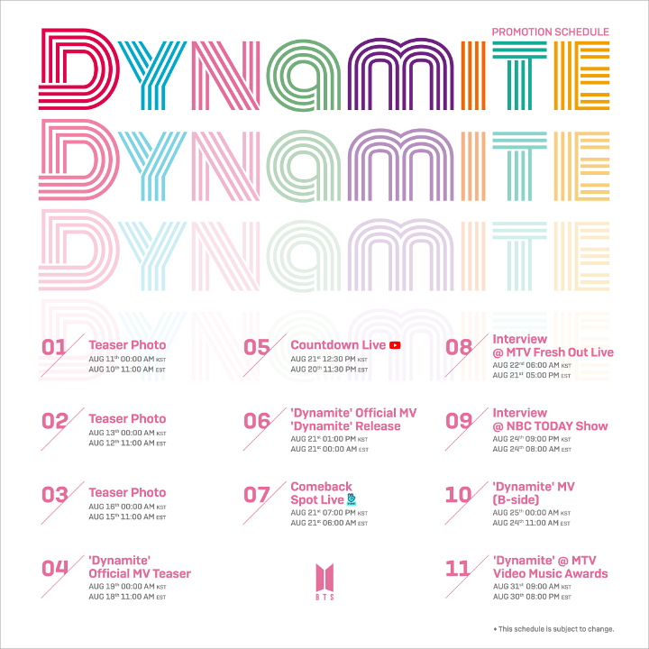 Rilis Jadwal Promosi, BTS Bakal Tampilkan \'Dynamite\' Perdana Di MTV Video Music Awards 2020