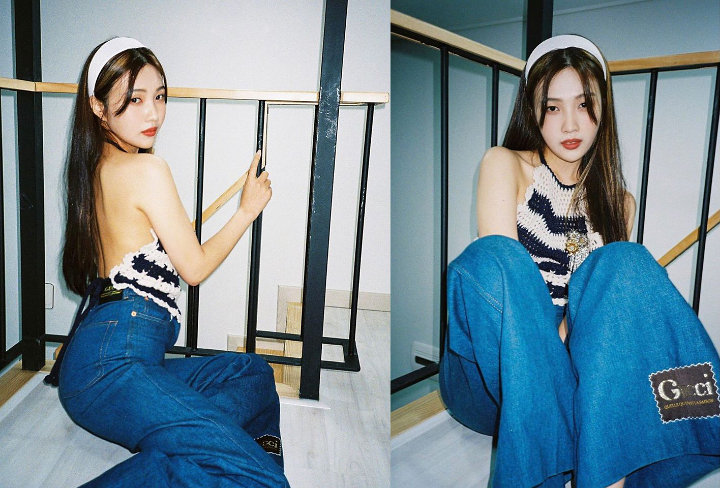 IU dan Joy Red Velvet Kembaran Tanktop Seksi, Siapa Lebih Oke? 2