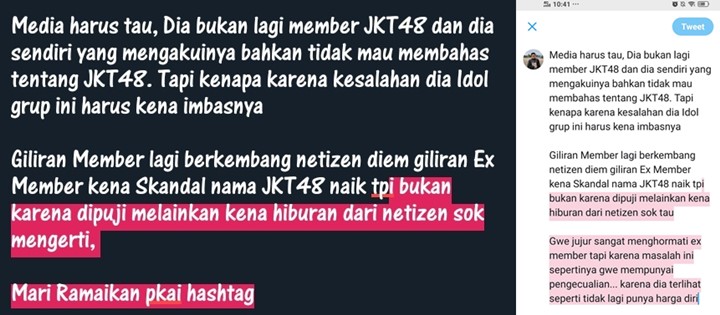 Buntut Panjang Skandal Adhisty Zara, Tagar #ZaraBukanJKT48 Trending Topic di Twitter