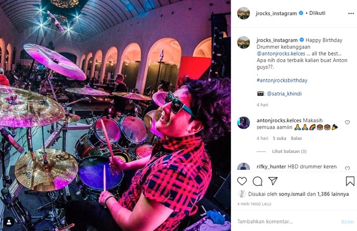 Ditangkap Karena Simpan Ganja, Anton J-Rocks Baru Rayakan Ultah