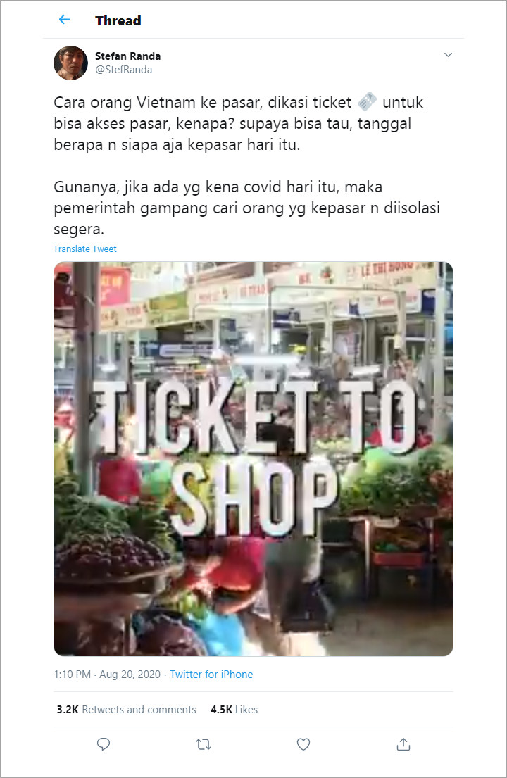 Begini Cara Vietnam Kendalikan Corona di Pasar: Pengunjung Wajib Bawa Tiket Bak Nonton Konser