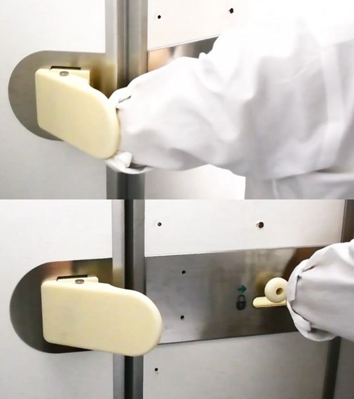 Cegah Penyebaran Kuman-Virus, Maskapai Jepang Ciptakan \'Gerendel Sikut\' Pintu Toilet