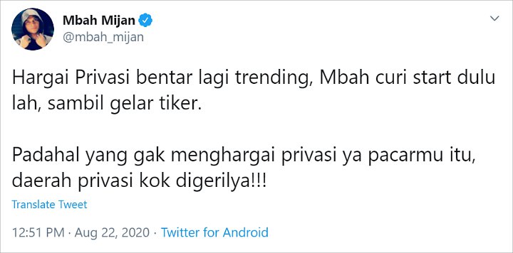 Kicauan Mbah Mijan
