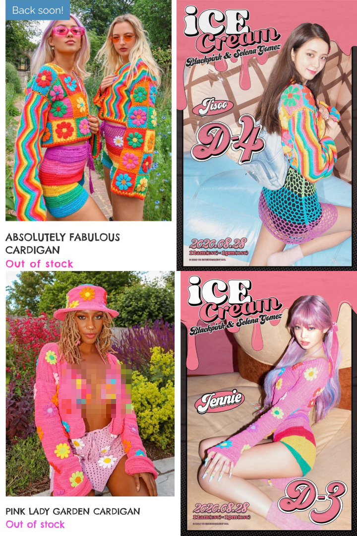 Busana Cantik Jisoo dan Jennie BLACKPINK di Teaser Foto \'Ice Cream\' Jadi Bahasan