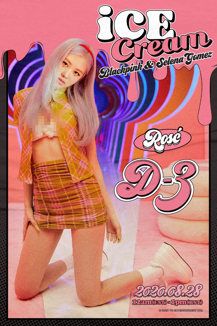 Rose BLACKPINK Tampil Manis Sekaligus Seksi Di Teaser \'Ice Cream\', Proporsi Tubuh Bikin Fans Iri