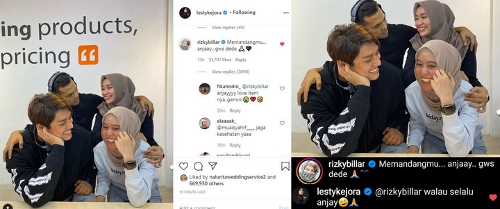 Rizky Billar Jadi Mood Booster Lesti